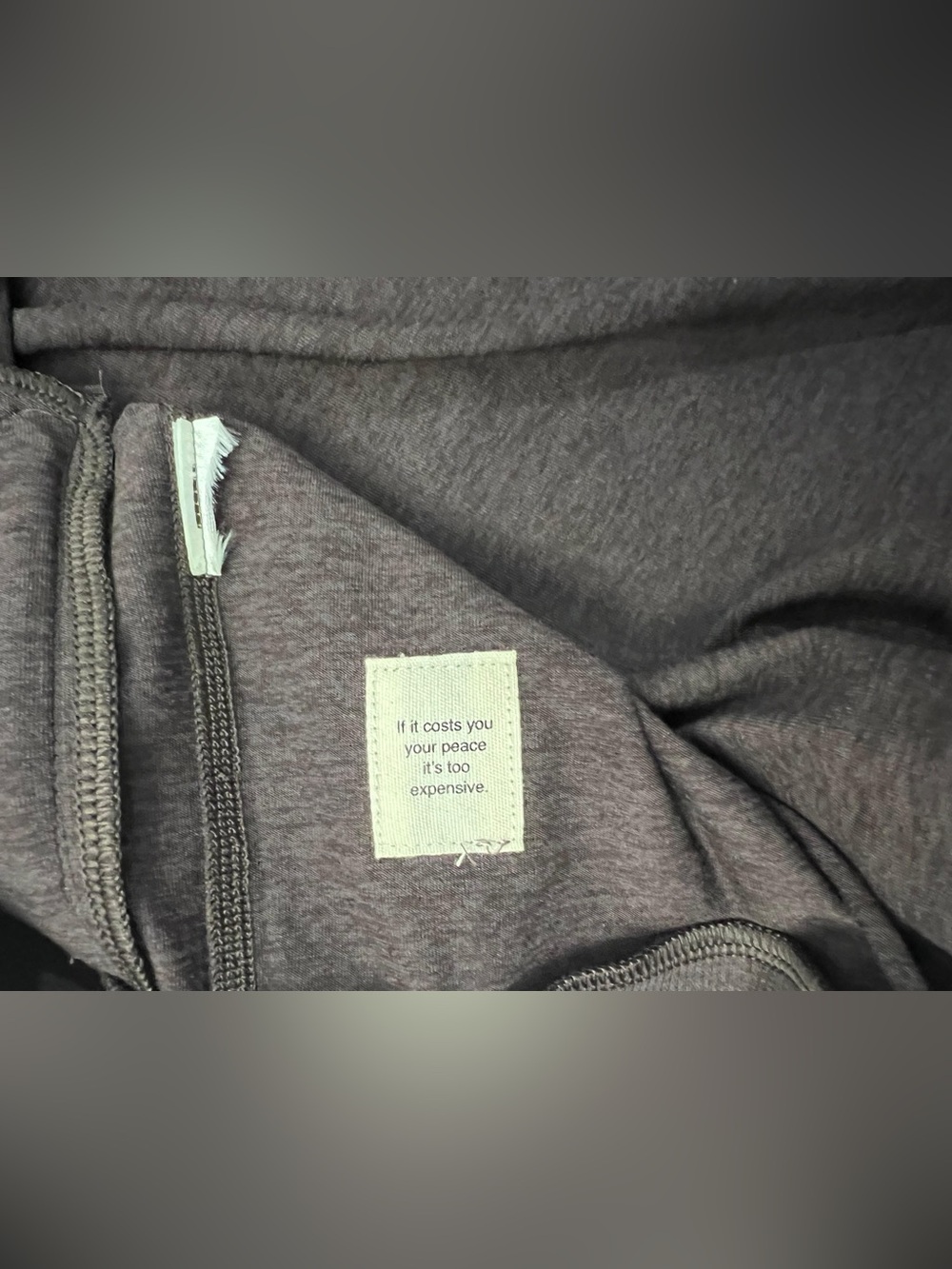Vuori Ponto Performance Crewneck Pullover | Men’s Large | Brown Long Sleeve - Picture 5 of 7